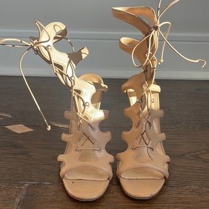 Christian Louboutin nude sandal, size 41
